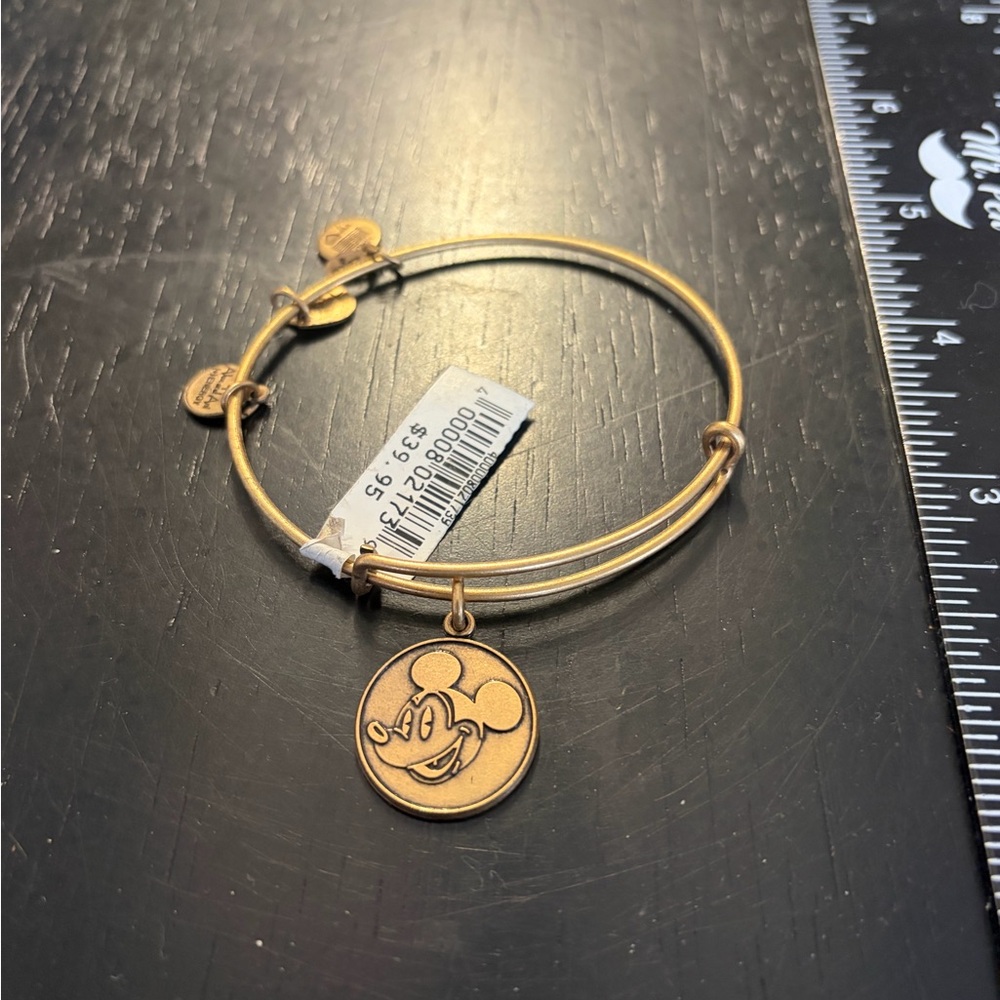 Alex and Ani Gold Mickey Mouse Bracelet